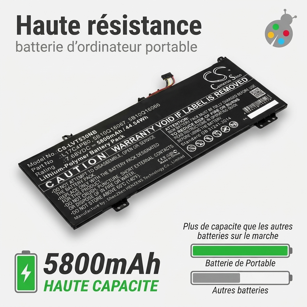 Batteria per lenovo ideapad 530s 14ikb