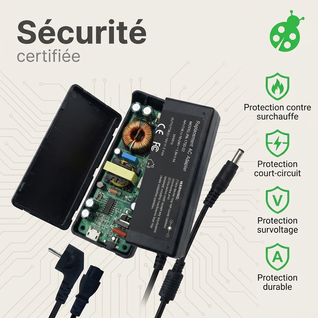 Caricabatterie computer portatile asus m509da ej707t