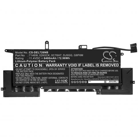 Batteria per computer portatile dell latitude 7400 2-in-1