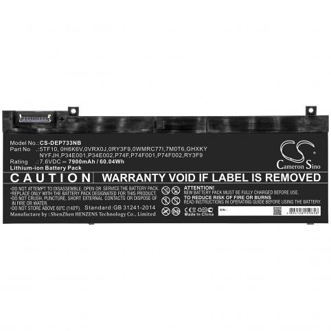 Batteria per dell precision 7540
