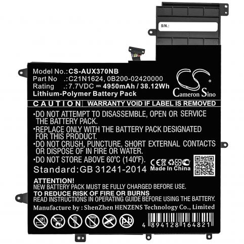 Batteria computer portatile asus zenbook flip s ux370ua c4207t