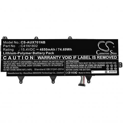 Batteria per asus rog zephyrus s gx735gxr