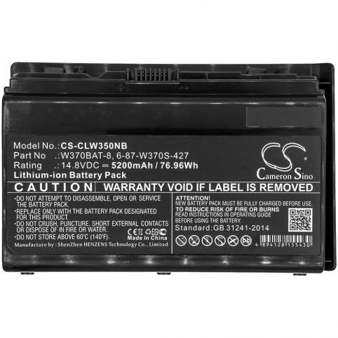 Batteria  clevo w370bat 8