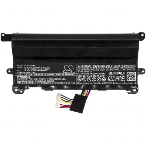 Batteria per asus g752vy-dh78k