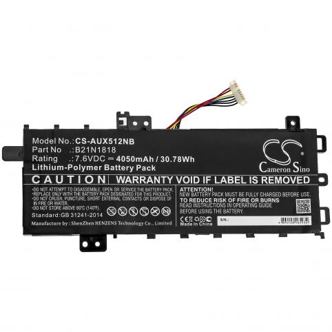 Batteria per asus vivobook x512da ej314t