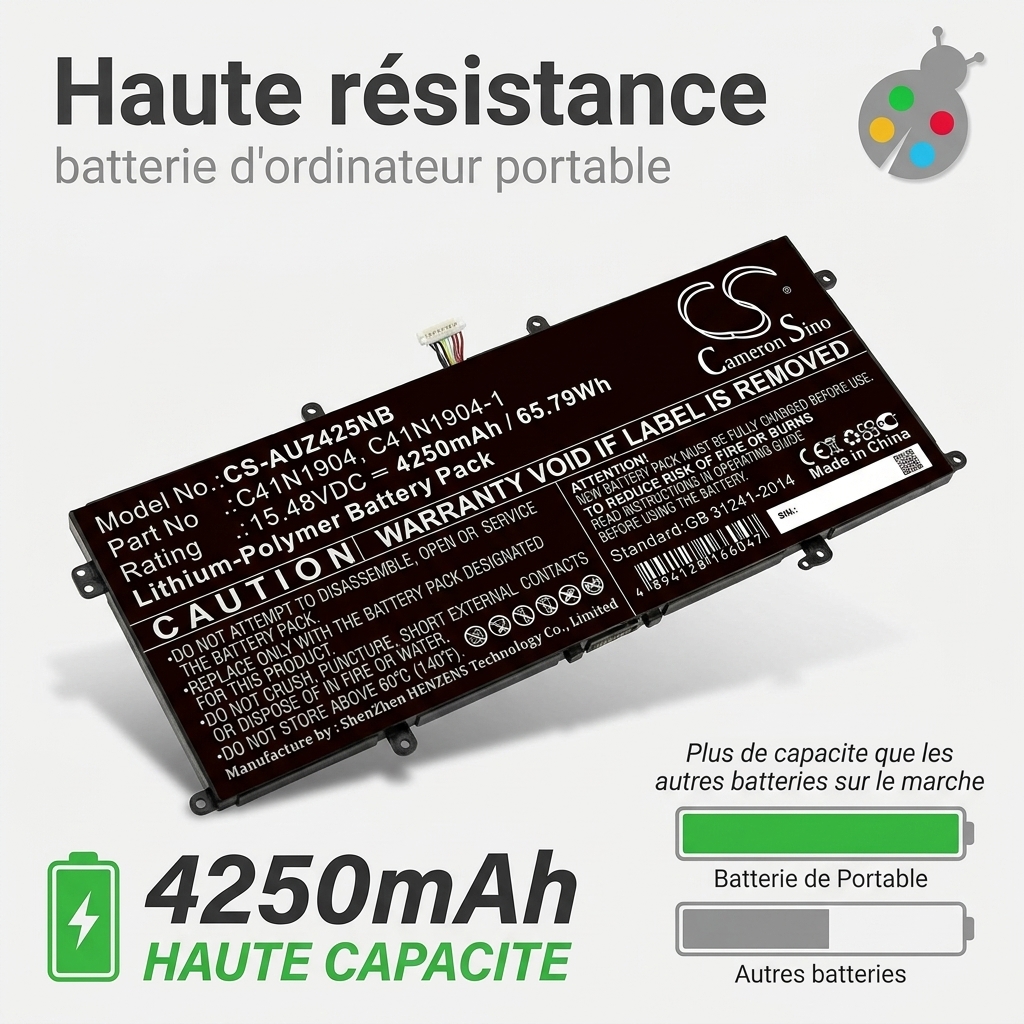 Batteria computer portatile asus zenbook flip 13 ux363