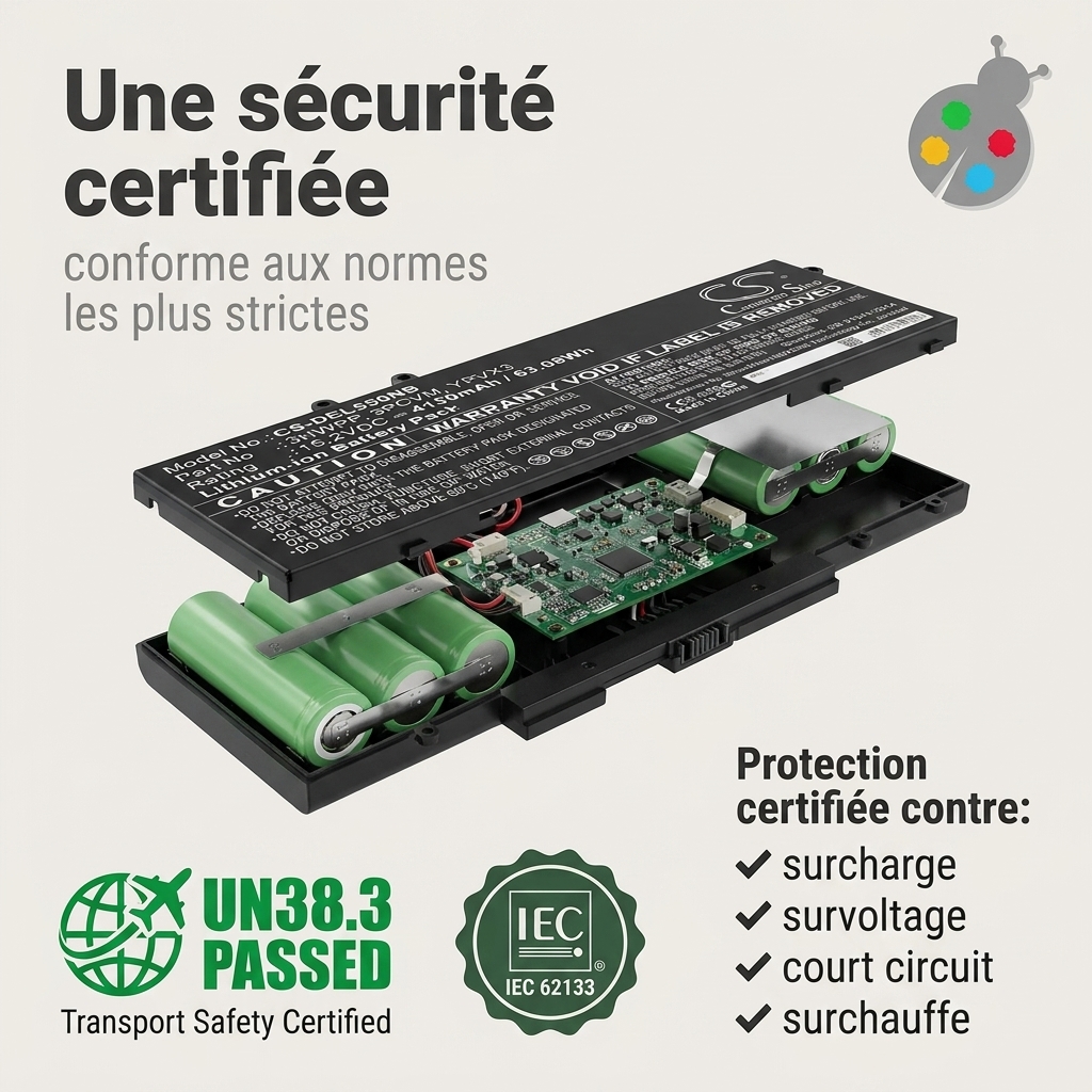 Batteria computer portatile dell latitude 5510 27mnv