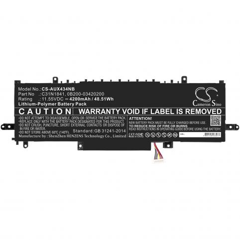 Batteria per asus zenbook 14 um433d