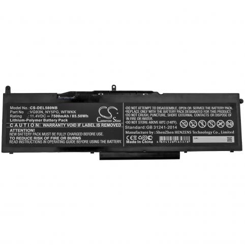 Batteria per dell latitude 5580