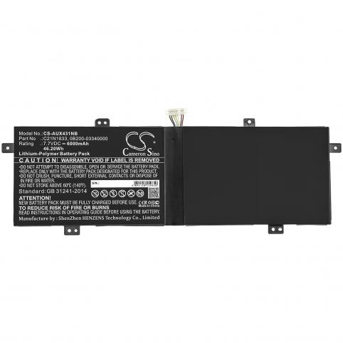 Batteria per asus zenbook 14 ux431fa an001t