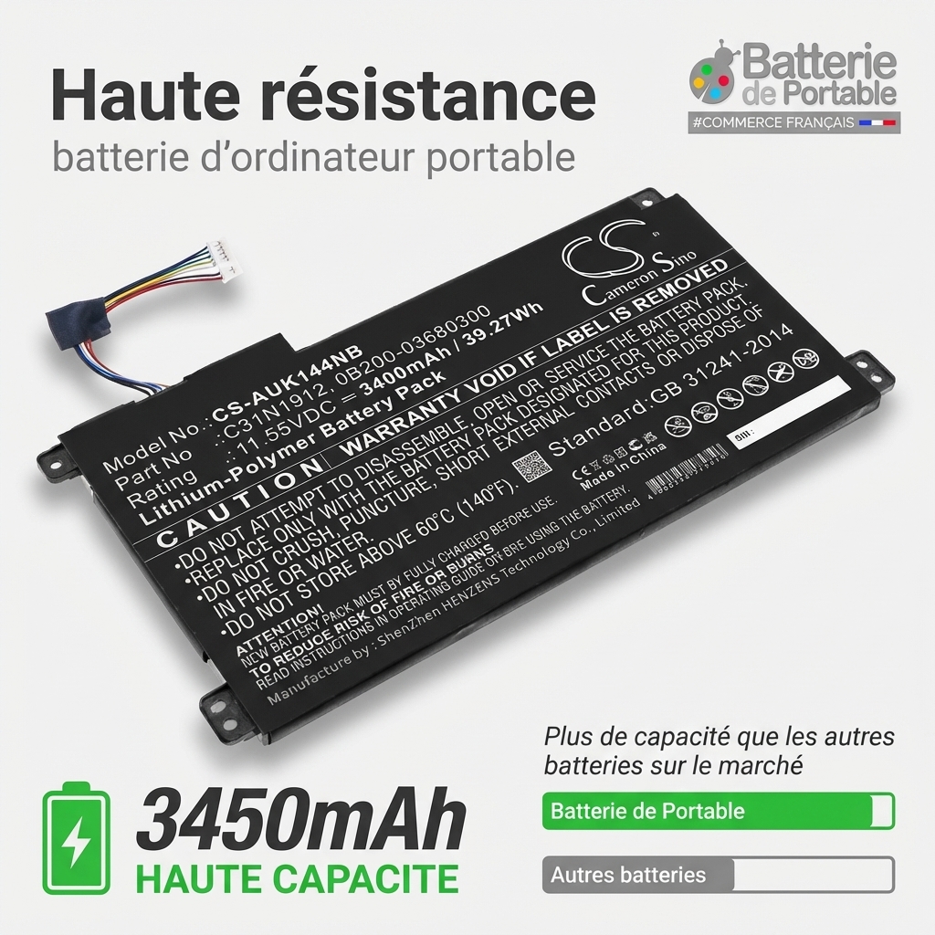 Batteria computer portatile asus vivobook 14 e410ma
