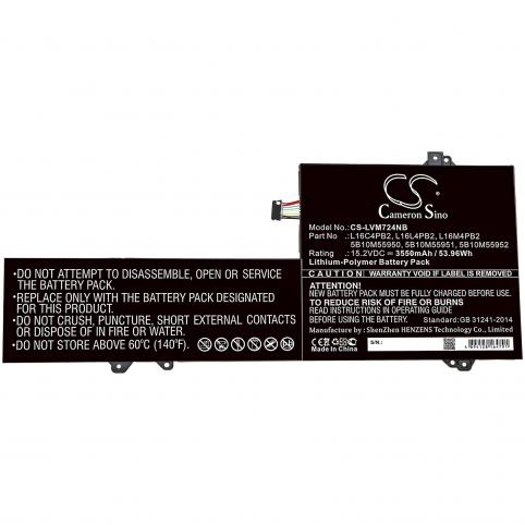 Batteria per lenovo ideapad 720s-14ikb 81bd003hge