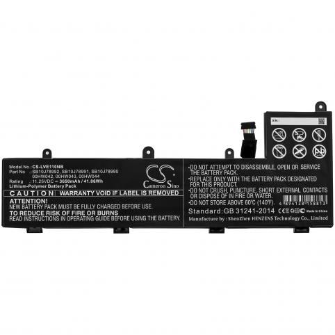 Batteria per lenovo thinkpad yoga 11e 20ga000v