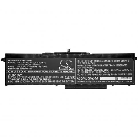 Batteria per computer portatile dell latitude 15 5501