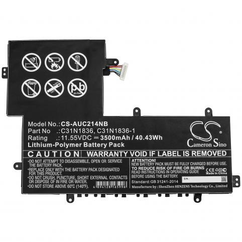 Batteria per asus chromebook flip c214ma-ys02t