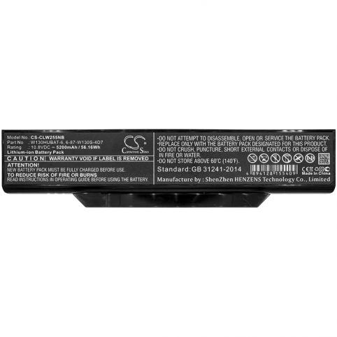 Batteria per clevo w130ex