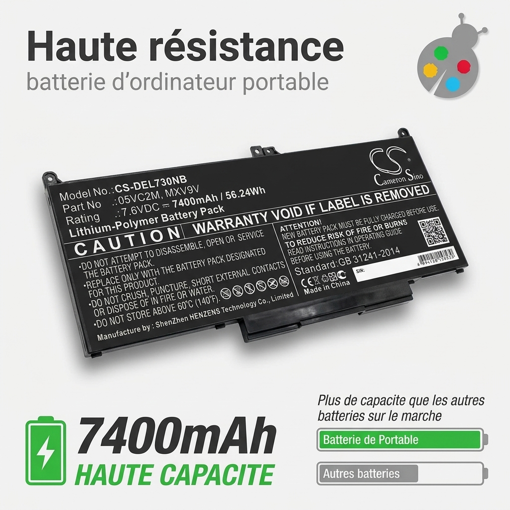 Batteria computer portatile dell latitude 7300