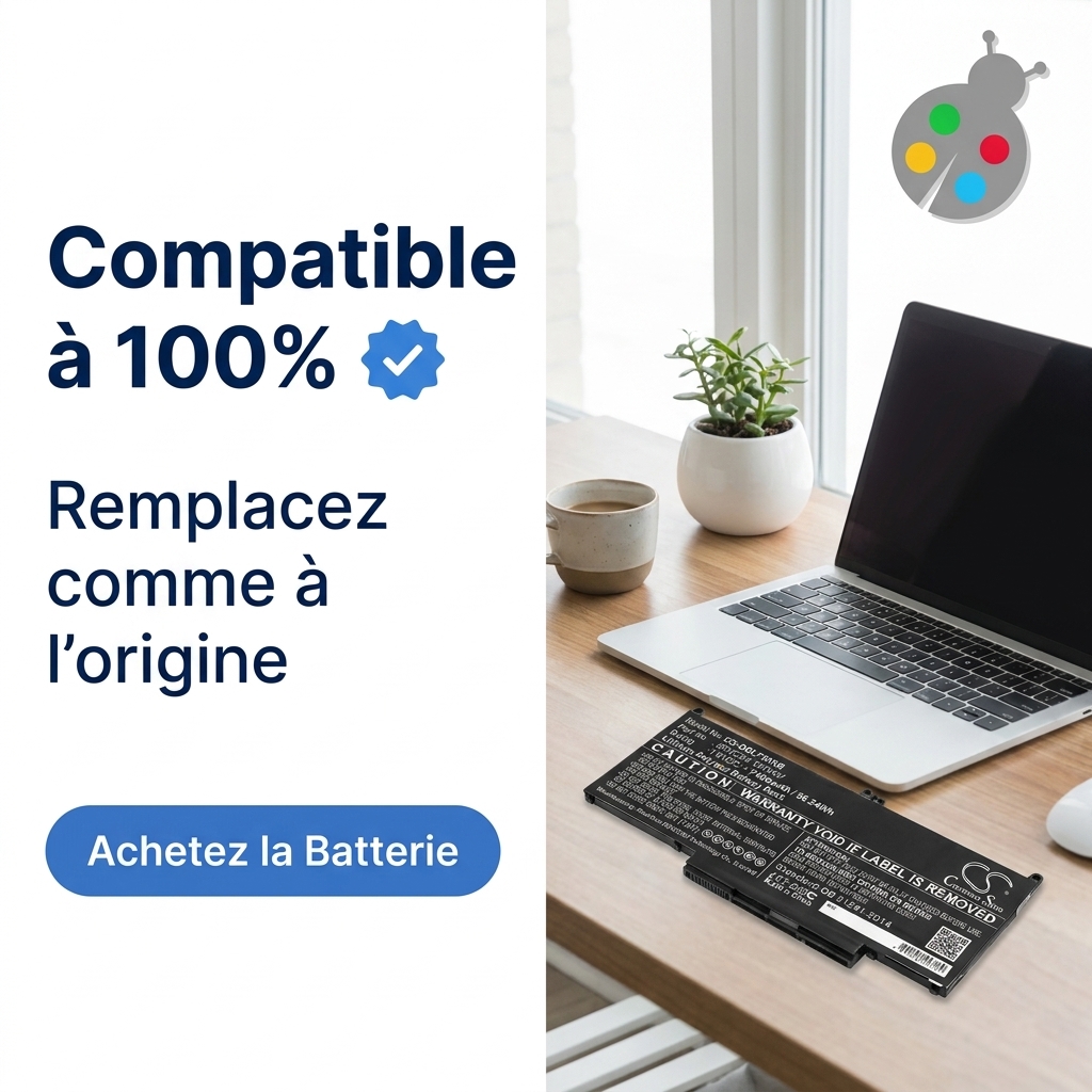 Batteria computer portatile dell latitude 7300