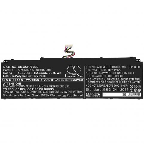 Batteria per acer predator helios 700 ph717 71 4