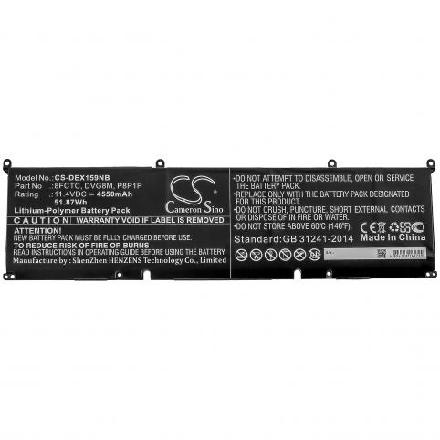 Batteria per computer portatile dell xps 15 9500 7.4 v