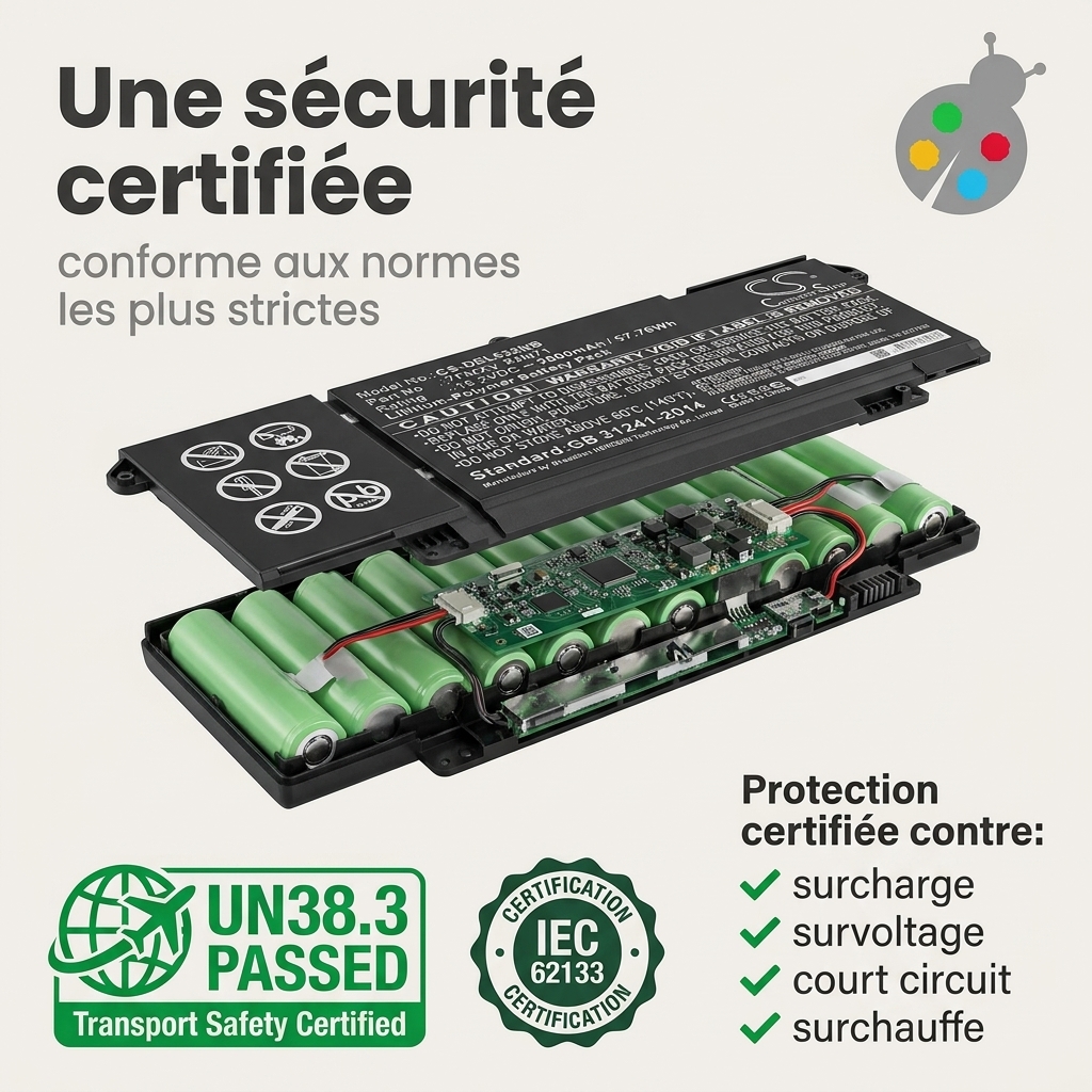 Batteria computer portatile dell latitude 7520