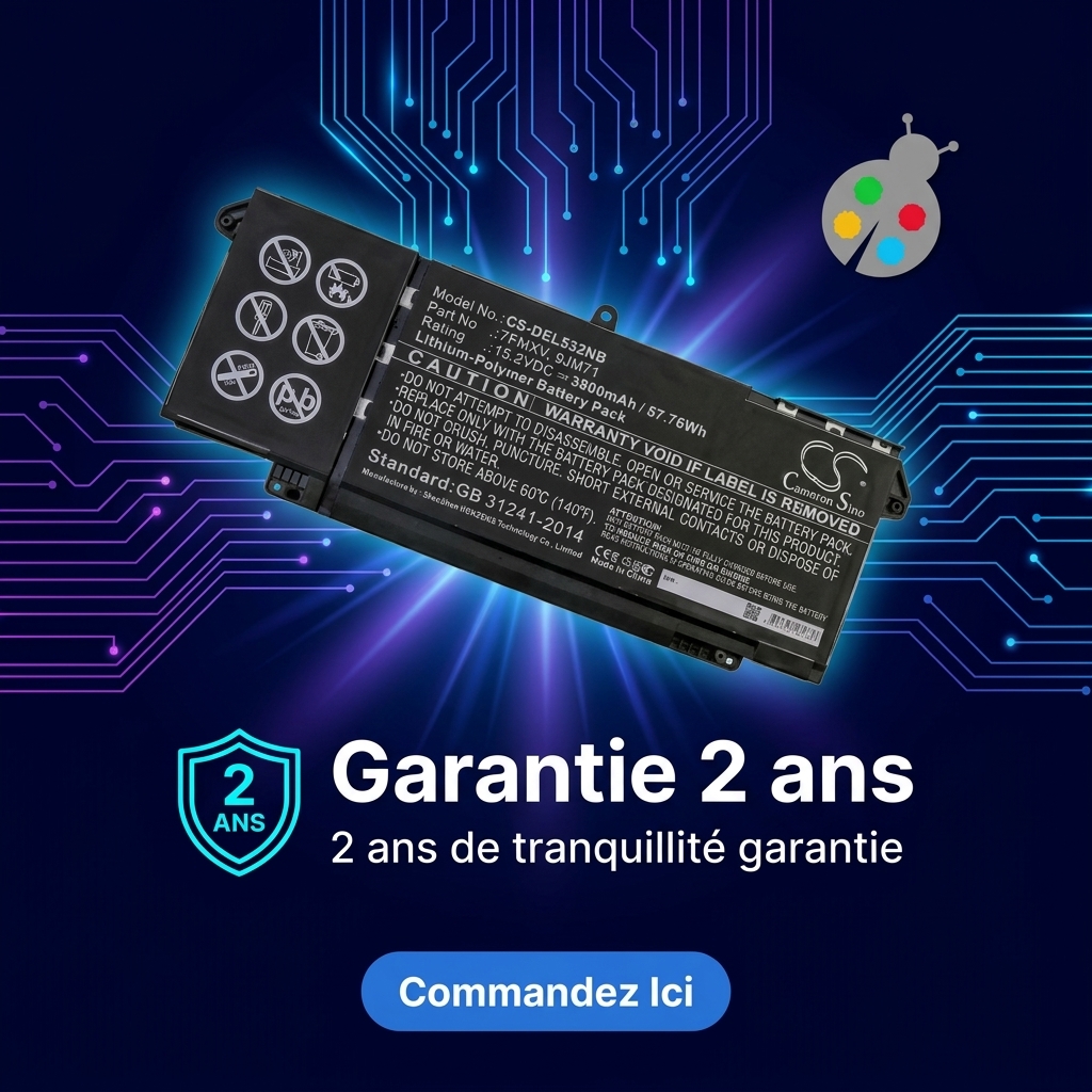 Batteria computer portatile dell latitude 7520