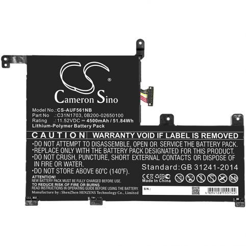 Batteria per asus zenbook flip ux561un bo017t