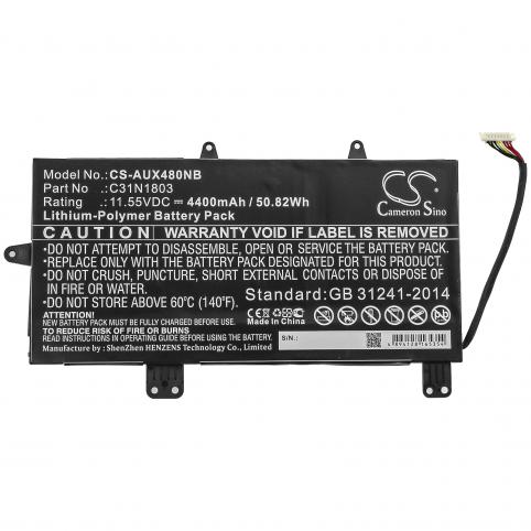 Batteria per computer portatile asus zenbook pro 14 ux480fd