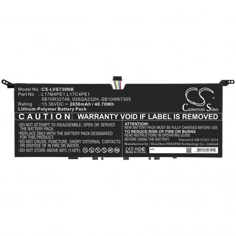Batteria per lenovo yoga s730 13iwl 81j0