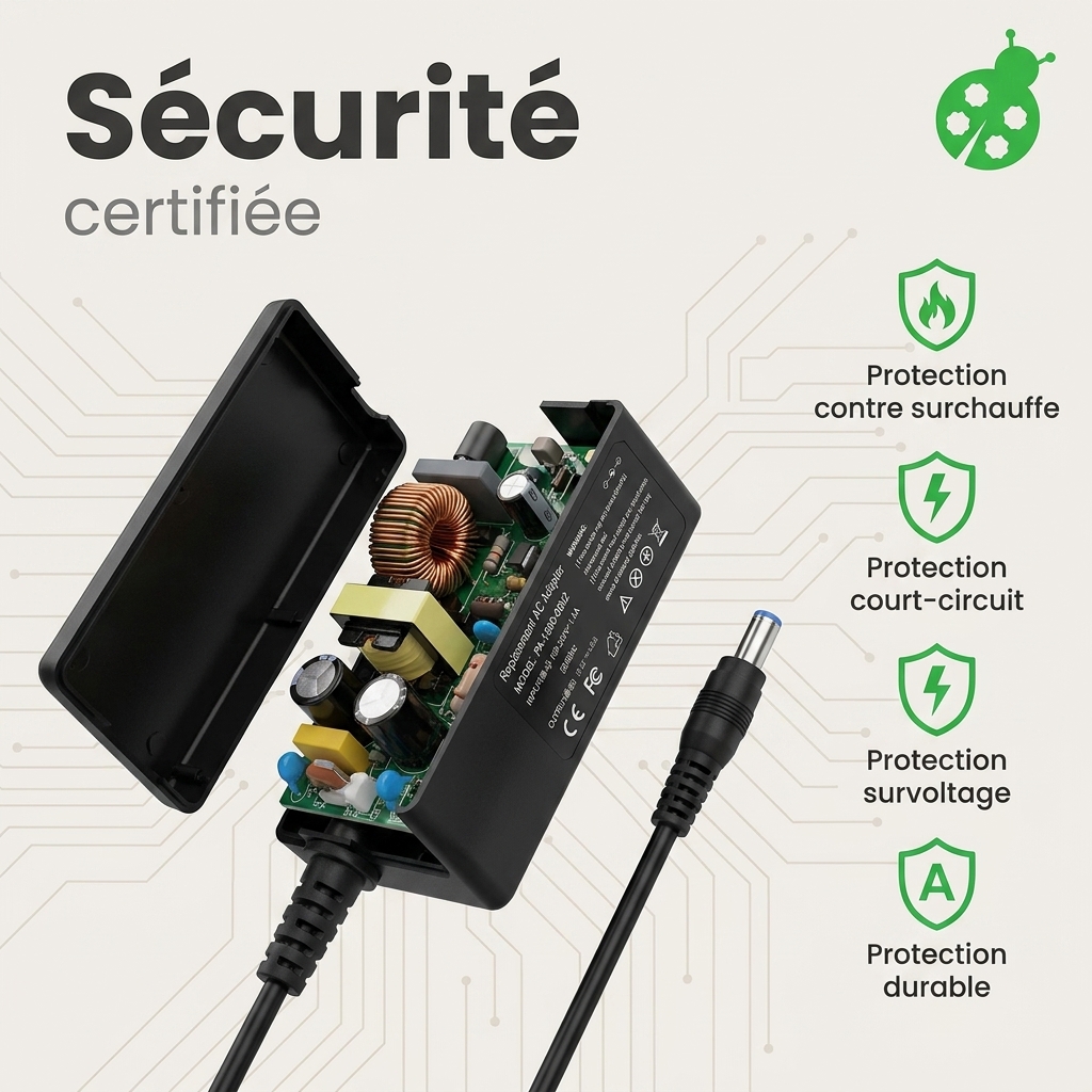 Caricabatterie computer portatile dell latitude 12 7202