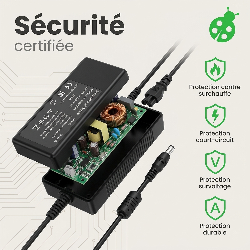 Caricabatterie computer portatile essentielb smart mouv 1401