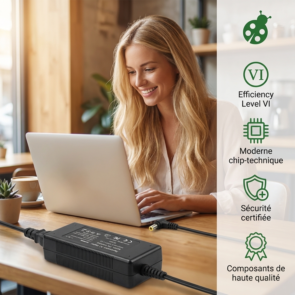 Caricabatterie computer portatile essentielb smart mouv 1401