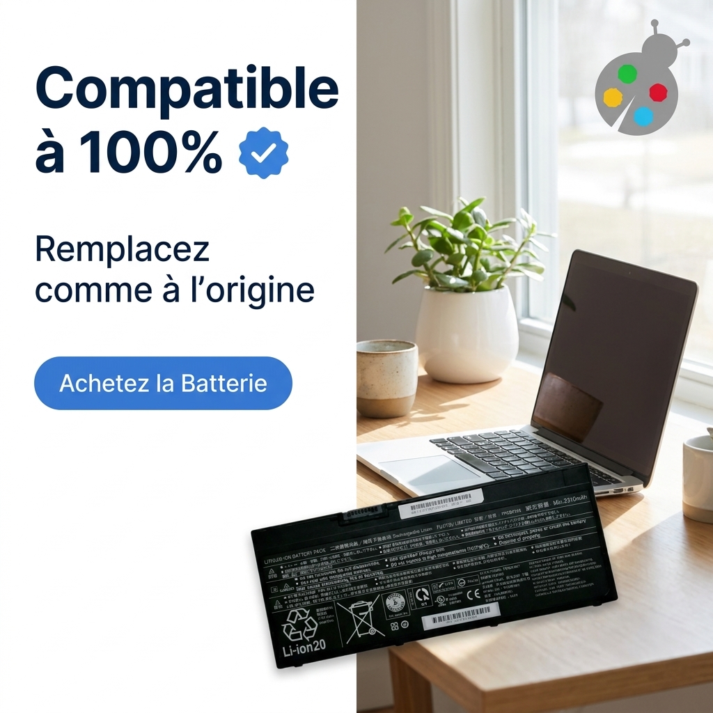 Batteria computer portatile fujitsu lifebook e459