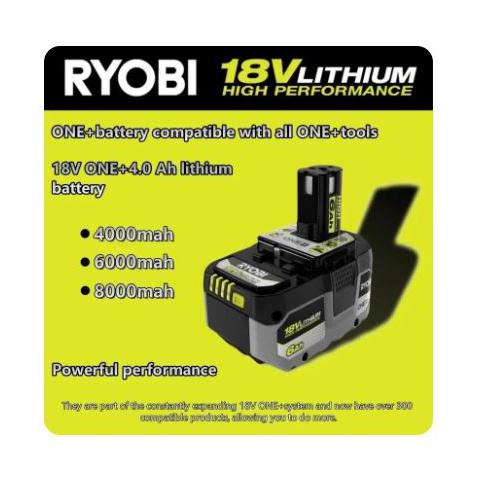 Batteria utensili portatif ryobi rb18l50