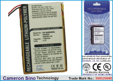 Batteria  smartphone palm treo handspring palmone tungsten e
