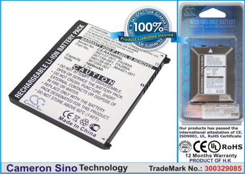 Batteria  hp compaq ipaq jornada aero ipaq hx2000 , ipaq hx2100 , ipaq hx2110 , 