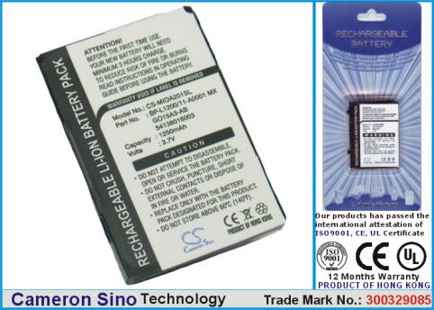 Batteria  smartphone mitac mio mio p300