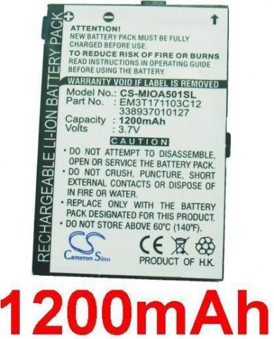 Batteria  smartphone mitac mio mio a500
