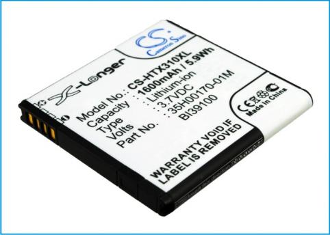 Batteria per 1600 mah