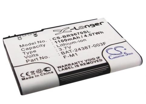 Batteria  smartphone blackberry rim pearl 3g 9100