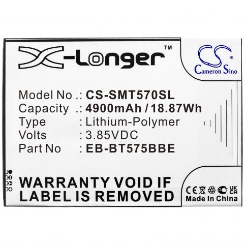 Batteria per tablet samsung eb bt575bbe galaxy tab active 3 batteria tavoletta