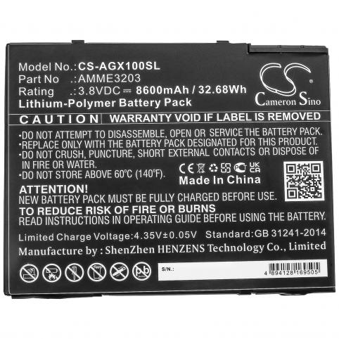 Batteria tavoletta aegex 10 tablets