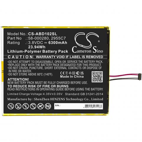 Batteria per tablet amazon kindle fire hd 10.1 9th