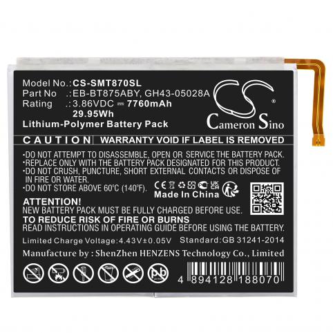 Batteria per tablet samsung batteria refc gh43 05028a