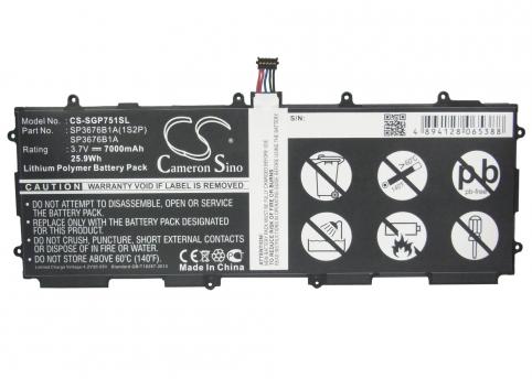 Batteria per tablet samsung batteria tavoletta gt p7500