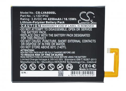 Batteria  lenovo ideapad a8 l13d1p32