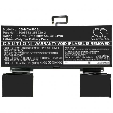 Batteria per tablet microsoft 1005363 356220 2 surface a50 batteria tavoletta