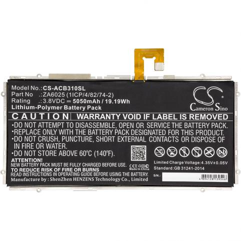 Batteria  acer za6025  1icp 4 82 74 2 