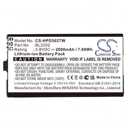 Batteria  hytera bl2202 bd300