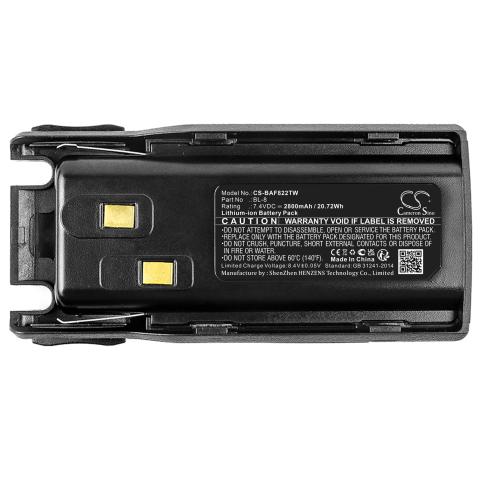 Batteria talkie walkie baofeng uv 82l